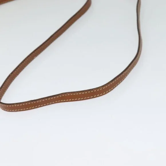 Authentic CELINE Macadam Canvas Shoulder Bag Beige - Picture 14 of 16